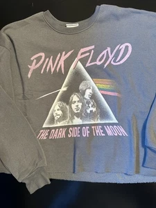 Felpa Pink Floyd donna cropped felpa pullover girocollo taglia media - Foto 1 di 2