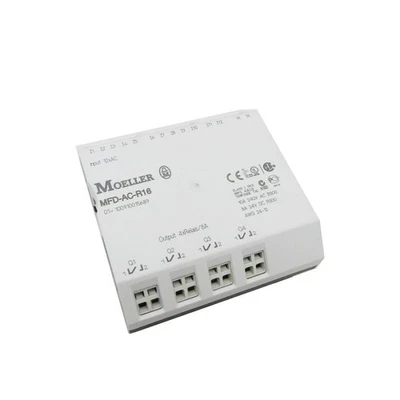 MOELLER MFD-AC-R16 E/A-Modul, 100-240VAC, 12DI, 4DO-Relais -unused- - Image 1 of 3