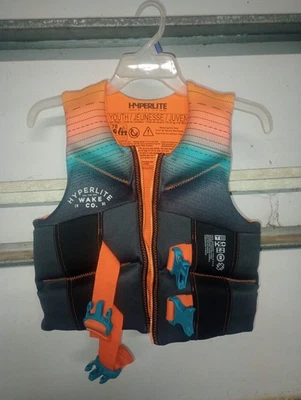 Hyperlite Wake Co. Youth life vest 55 - 88 lbs New W/O Tags Kids - Image 1 of 4
