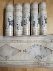 VTG Imperial DESIGNS Wallpaper !! BORDER !! 5 Rolls 7” SEALED - Picture 1 of 3