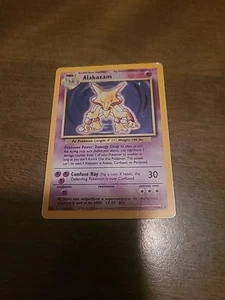 Alakazam Expansion Pack Holo . Heavily PK000210 - Picture 1 of 2