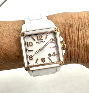 Brera Orologi Stella MOP Dial Ladies Watch BWST2CWHRGN RUNNING EUC New Battery - Picture 1 of 13