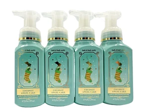Bath & Body Works LOT 4 Coconut Angel Cake Gentle Clean Foaming Hand Soap 8.75 - Picture 1 of 2
