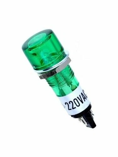 ELEKTRONIX Glimmlampe grün 220V/230V ... Signalleuchte Lampe löten