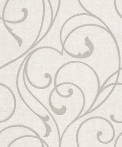 Papel pintado no tejido Rasch My Moments 888706 zarcillos beige gris - Imagen 1 de 3