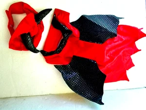 Dog Costume Red Devil Large Halloween - Picture 1 of 5