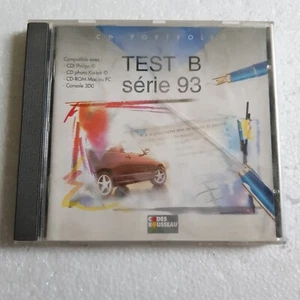 TEST B serie 93 Code rousseau Permis de conduire Vehicule Leger CD ROM mac ou Pc - Photo 1/4
