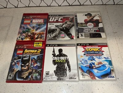 Lot Of 6 PlayStation 3 Games, PS3 Game Lot. Call Of Duty, Batman + - Image 1 of 4