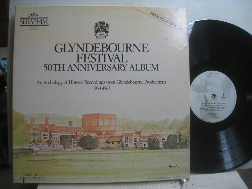Glyndebourne Festival 50th Anniversay 1934-1963 *Seraphim IC6138 (3) stereo/mono - Image 1 of 1