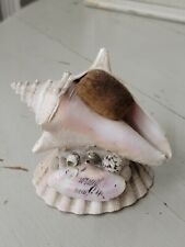 Antique Victorian Sailors Valentine/ Souviner Shell Art