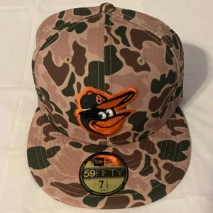 Baltimore Orioles New Era MLB Duck Camo 1983 World Series 59fifty Fitted Size 7½ - Picture 1 of 9