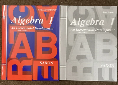 saxon algebra 1 (3rd edition) Answer Key & Test forms (Brand New) (NO textbook) - Image 1 of 4