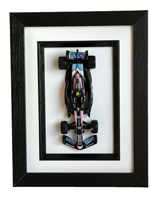 Bburago 1/43 F1 Alpine A524 #10 Pierre Gasly 2024 model race car in black frame - Image 1 of 4
