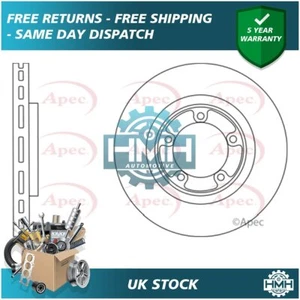 Fits Mitsubishi L400 1996-2005 2.5 TD Brake Disc Front Poppy MR289617 - Picture 1 of 2