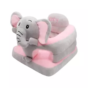 Baby Sitting Support Sofa, Sit Me Up Floor Seat for Baby, Learn to grey pink - Picture 1 of 7