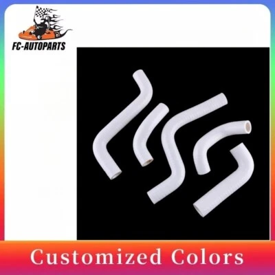 Manguera blanca de radiador de silicona para Kawasaki Ninja 600R ZX600C GPX600R 1988-1997 Foto 1 de 4