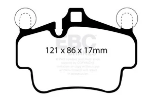 EBC DP42029R Yellowstuff Brake Pad Sets- DP42029R - Picture 1 of 10