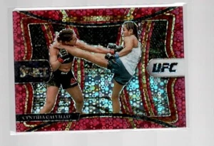 CYNTHIA CALVILLO 2022 PANINI SELECT UFC RED KNOCKOUT PRIZM CARD #194 /199 - Picture 1 of 1