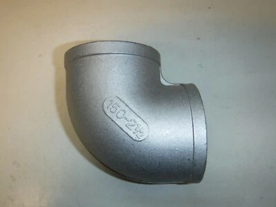 MB-316 STAINLESS STEEL, 150-21/2" THREADED Elbow Fitting 90° - Image 1 of 3