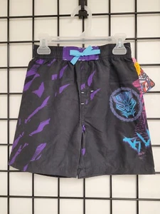 Marvel Black Panther Boys Swim Trunks UPF 50+ (Sizes: 4/5 - 10/12) - Picture 1 of 4