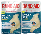 Band Aid HYDRO SEAL Hydrocolloid Bandage ( 1.7in x 2.7in )  6ct ( 2 boxes) LARGE