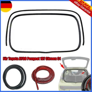 Für Toyota AYGO Peugeot 107 Citroen Gummi Dichtung Heckklappe Kofferraumdeckel - Bild 1 von 15