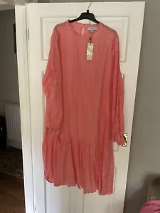 Never Fully Dressed Coral Dress Size 24 BNWT - Picture 1 of 5