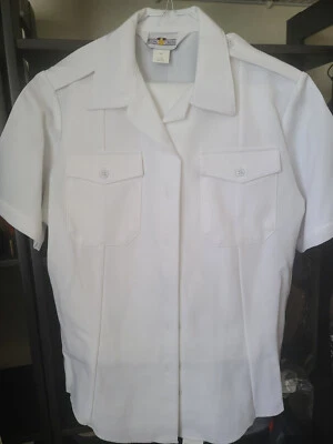 Flying Cross US Navy Dress White Polyester Women's Pant Suit - Mint Cond! - Image 1 of 4