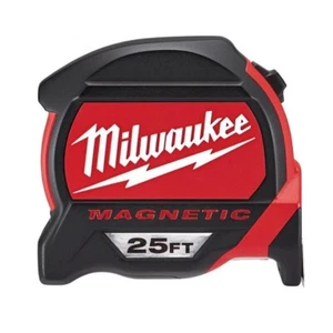 Milwaukee 48-22-7125B 25 ft Magnetic Tape Measure – Nylon Blade, Finger Stop - Picture 1 of 1