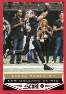 2013 Score Red Zone #132 Lance Moore/30 - NM-MT - Picture 1 of 1
