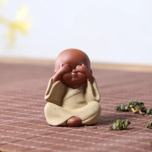 big promotion mini tea pet yixing zisha tea play monk home decoration lovely new - Picture 1 of 1