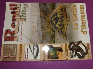 25$$ Revue Reptil Mag n°52 Tortue d'Hermann / Installation plante / Anole /  - Picture 1 of 1