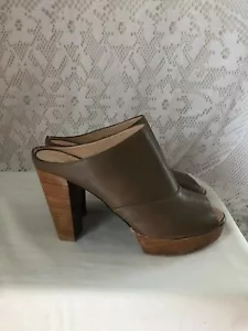 ROBERT CLERGERIE Sabots Sandales 6 1/2 US. (P.37) Made in France - Imagen 1 de 12