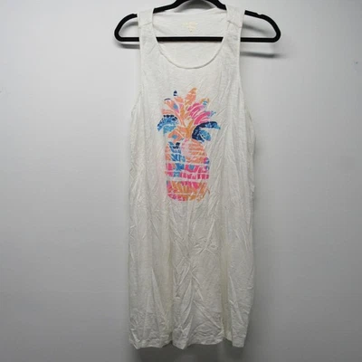 Mini Vestido Lilly Pulitzer Piña Pima Algodón Torcido Espalda Natación Encubrimiento Talla M Foto 1 de 3