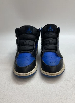 Jordan Air Jordan 1 Mid SE Royal Blue Black Basketball Shoes Youth Size 5Y - Image 1 of 4