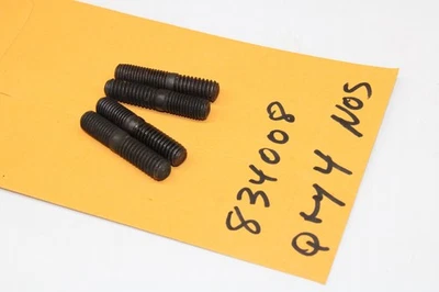 Qty 4 Indian 1946-53 Chief RearBrake Drum Wheel Screw Studs P/N 834008 NOS - Bild 1 von 3