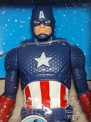 Boneco de ação Marvel Hasbro CAPITÃO AMÉRICA ESCALA BRINQUEDO COM ESCUDO 6" Avengers 2016 - Imagem 1 de 4