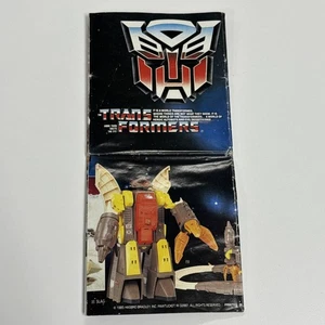 Transformers Autobots Decepticons Paper Fold Out Booklet G1 Figur Vintage 1985.  - Bild 1 von 9