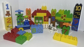 LEGO Duplo Play With Numbers Set 5497 Complete Number Blocks