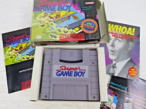 Vintage Super GameBoy (Super Nintendo SNES, 1994) Completo Auténtico con Caja - Imagen 1 de 11