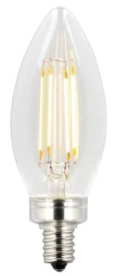 Westinghouse 3316800 6 Watt LED B11 Dim Filament 2700K 120 Volt E12 500 Lumens - Image 1 of 3