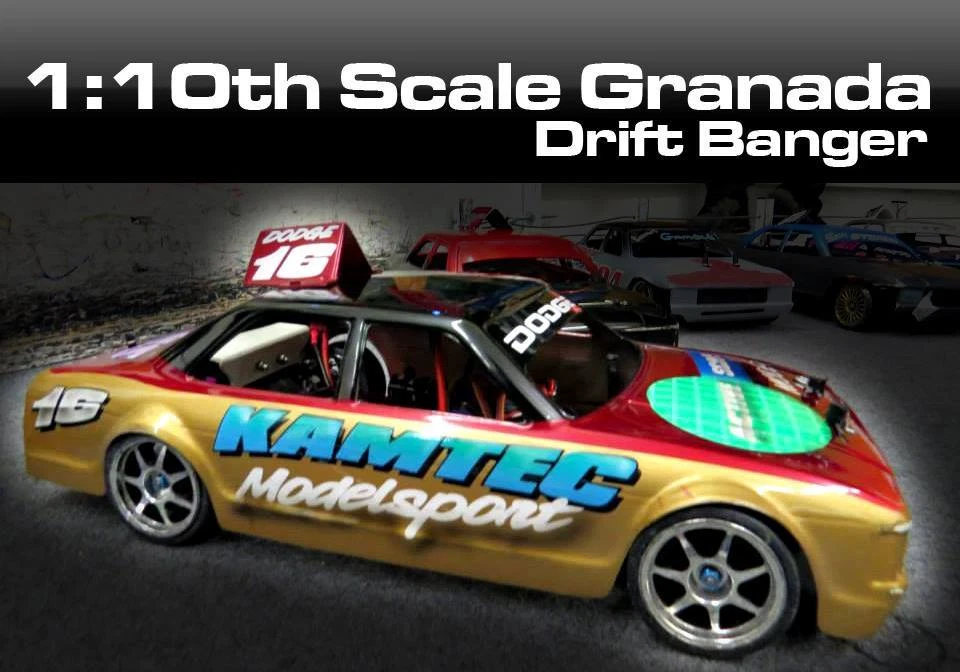 Granada Mk 1 Drift Banger Tamiya HPI Kyosho 1:10 Karosserieschale Kamtec LEXAN