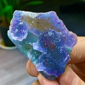107G Natural transparent green cubic fluorite mineral from Inner Mongolia - Bild 1 von 19