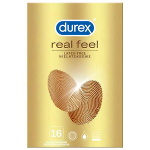 16 - 48 pcs. DUREX REAL FEEL Condoms - Polyisoprene Non Latex - Ultra Thin -