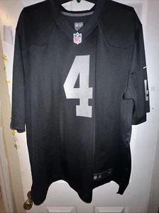 Nike XL On Field NFL Raiders Derek Carr #4 - Picture 1 of 4