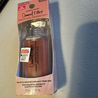 physicians formula Mineral Wear Diamond Filler Cheek Lip Color Brillant Peach - Image 1 of 4