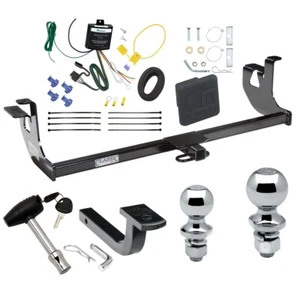 Trailer Tow Hitch For 10-14 Golf 06-09 GTI Rabbit Dlux Pkg Wiring 2" 1-7/8" Ball - Picture 1 of 11