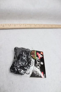 (250-Pk) Beauty Town Pony Tail Rubber Bands Black 01001 - Picture 1 of 3