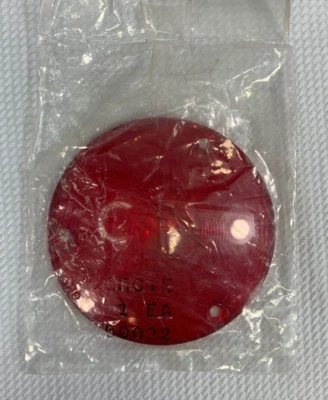 Lente de luz de freio redonda vermelha Grote 90022 – Pacote de fábrica OEM novo na caixa - Imagem 1 de 3