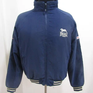 VTG 90S LONSDALE Mens Jacket Navy Blue Chest 44/46 UK L REF (Y01145) - Picture 1 of 18